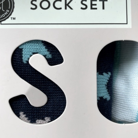 Modern Expressions Sock Set, 3 pairs, New in sealed box, shoe size 4-10 - Picture 4 of 6